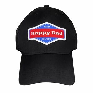 Happy Dad Black Baseball Cap